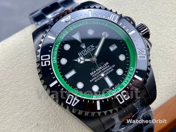 Rolex Sea Dweller Deepsea Mens Blaken Custom Edition 44mm