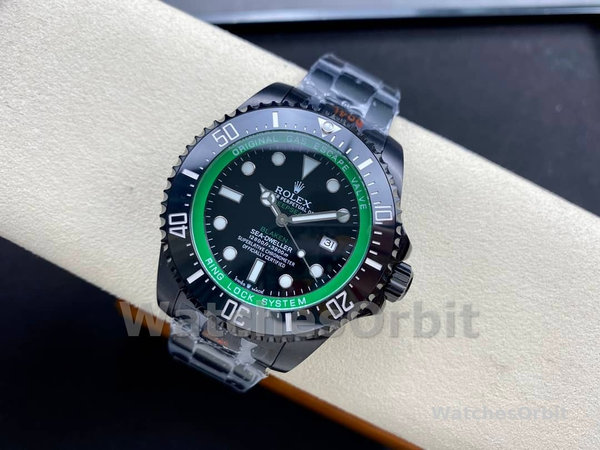 Rolex Sea Dweller Deepsea Mens Blaken Custom Edition 44mm