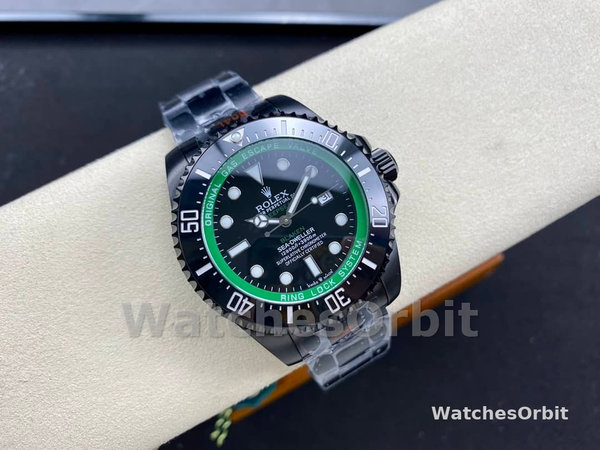 Rolex Sea Dweller Deepsea Mens Blaken Custom Edition 44mm