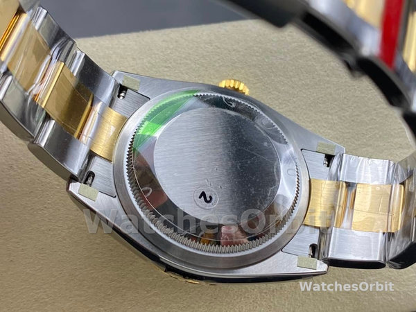 Rolex Explorer 36 Black Dial Yellow Gold M124273 0001 Women's Watch