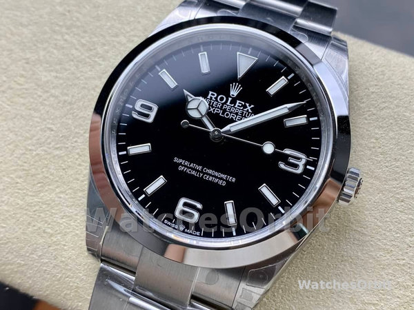 Rolex Explorer SRL156 14270 Stainless Steel Black Dial 36MM Mens Replica Watch