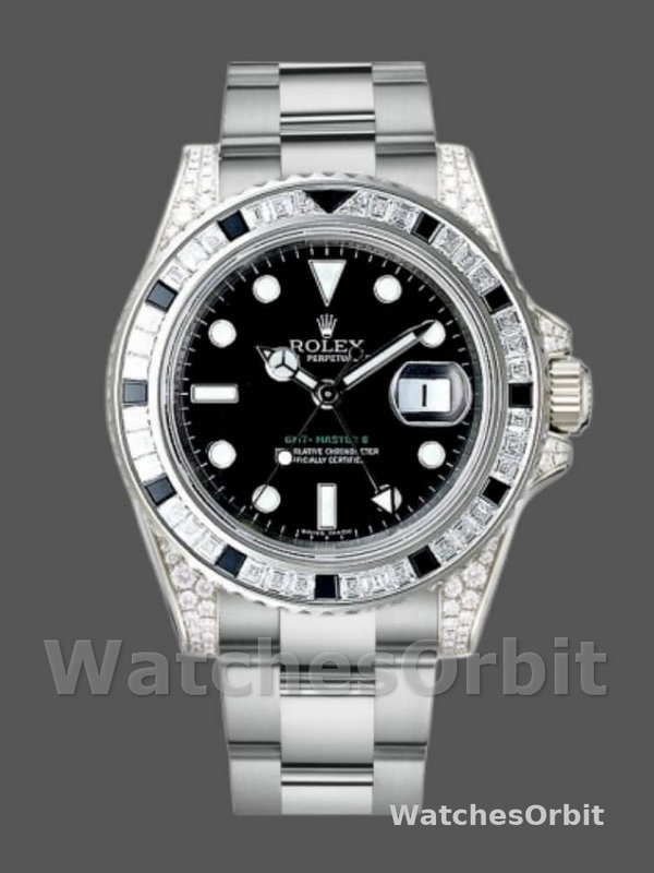 Rolex GMT Master II 116759SANR Black Dial 40mm Mens Replica Watch