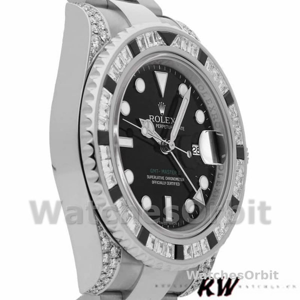 Rolex GMT Master II 116759SANR Black Dial 40mm Mens Replica Watch