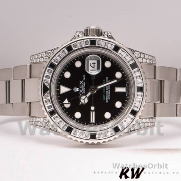 Rolex GMT Master II 116759SANR Black Dial 40mm Mens Replica Watch