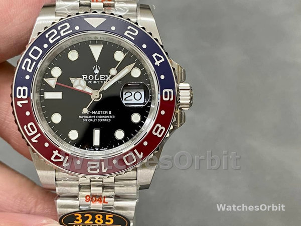 Rolex GMT-Master II 126710BLRO Stainless Steel Black Dial 40MM Mens Replica Watch