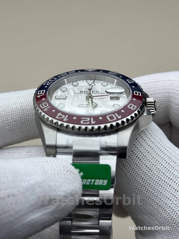 Rolex GMT-Master II 126719 0002 White Gold Meteorite Grey Dial 40mm Mens Replica Watch