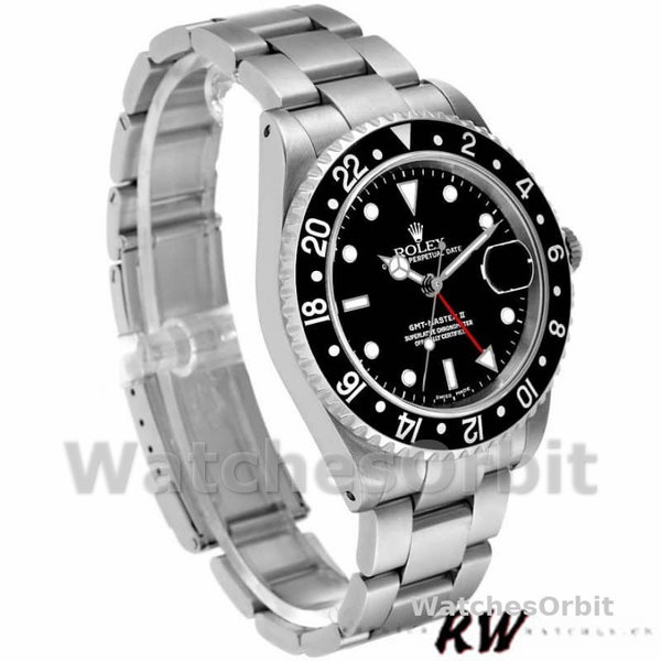 Rolex GMT-Master II 16710 Black Dial Stainless Steel Case 40MM Mens Replica Watch