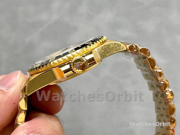 Rolex GMT Master II 40mm m126718grnr 0001 Oyster Bracelet Black Dial Mens Replica Watch