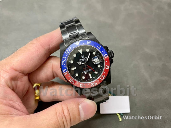 Rolex GMT Master II 40mm Pepsi 126710blro 0002 Black Dial