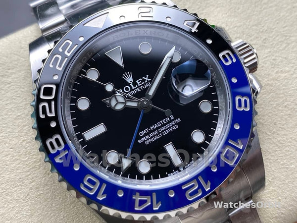 Rolex GMT-Master II Batman 116710BLNR Black Dial 40mm Mens Replica Watch