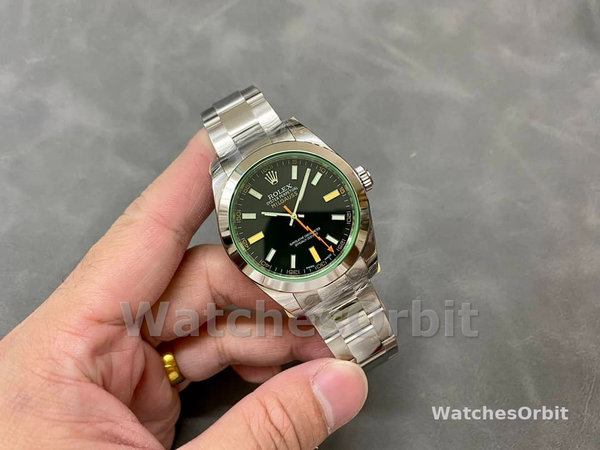 Rolex Milgauss 116400GV Stainless Steel Black Dial 40MM Mens Replica Watch