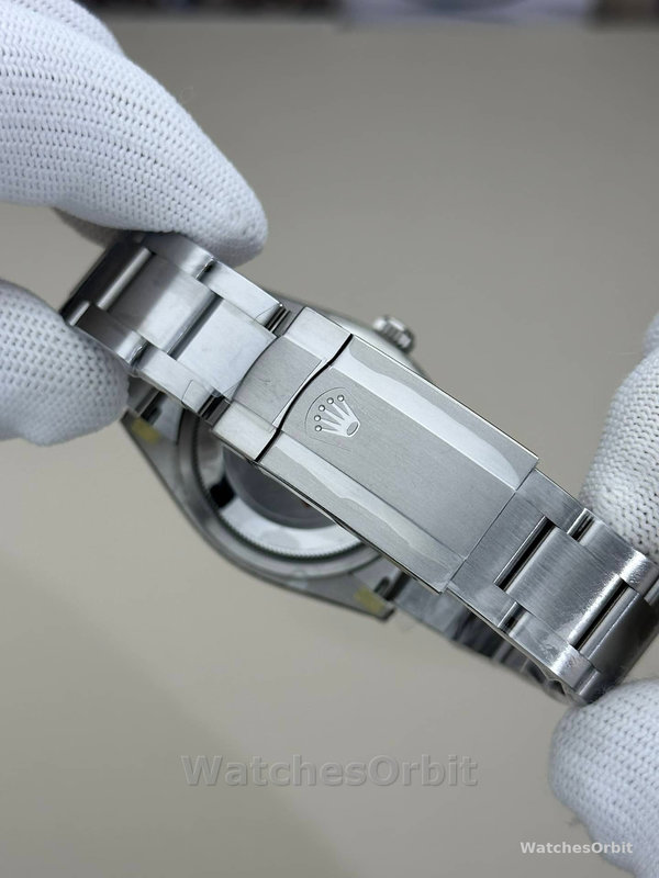 2024 Rolex Oyster Perpetual 126000 Stainless Steel Baby Blue Dial Replica Watch