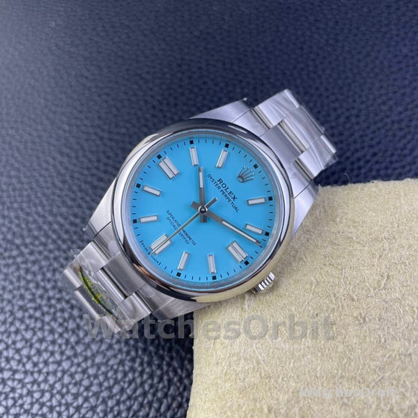 Rolex Men's Oyster Perpetual 41 Turquoise Dial m124300 0006 Men's Watch