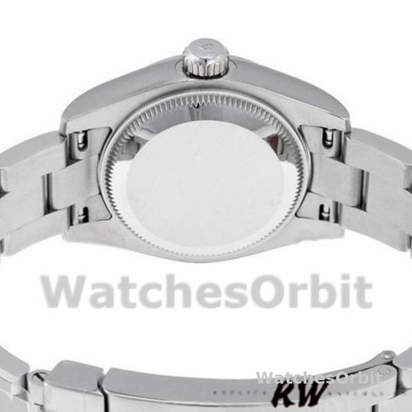 Rolex Oyster Perpetual 176200 Rhodium Grey Roman Numeral Dial 26mm Lady Replica Watch