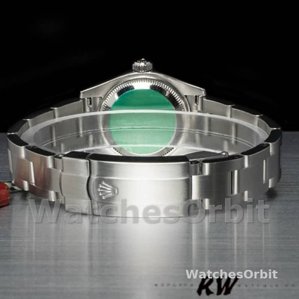 Rolex Oyster Perpetual 176200 Stainless Steel Case Black Dial 26MM Lady Replica Watch