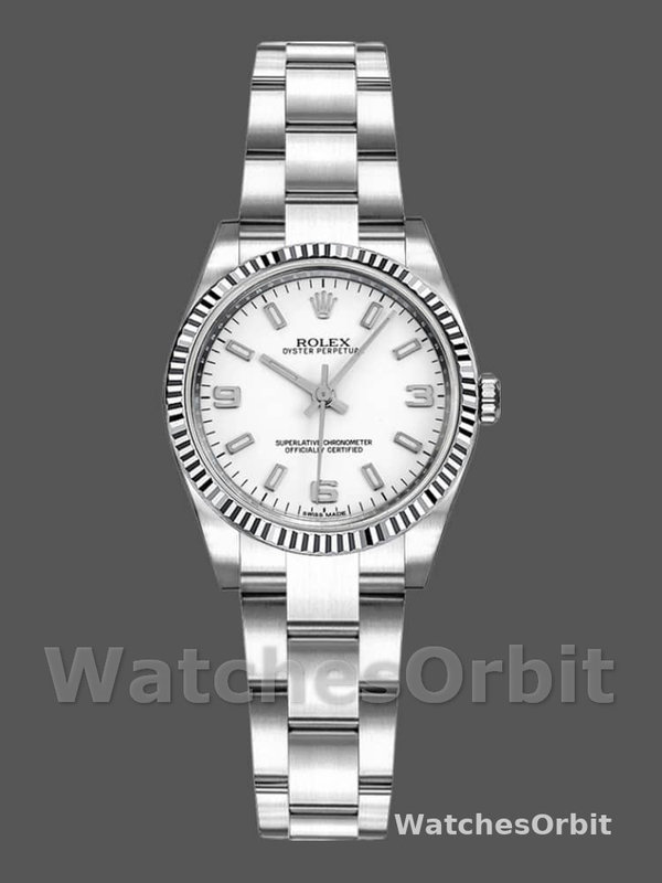 Rolex Oyster Perpetual 176234 White Roman Dial 26mm Lady Replica Watch