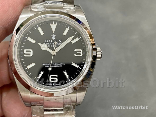 Rolex Oyster Perpetual 177200 Black Arabic Dial Domed Bezel 31mm Lady Replica Watch