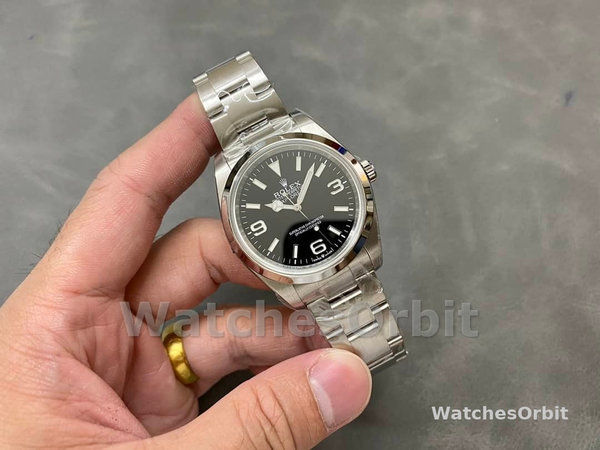 Rolex Oyster Perpetual 177200 Black Arabic Dial Domed Bezel 31mm Lady Replica Watch