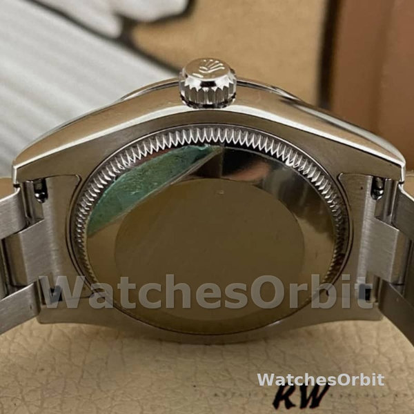 Rolex Oyster Perpetual 177200 Silver Dial Pink Markers 31mm Lady Replica Watch