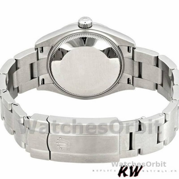 Rolex Oyster Perpetual 177210 Stainless Steel Pink Dial 31mm Lady Replica Watch