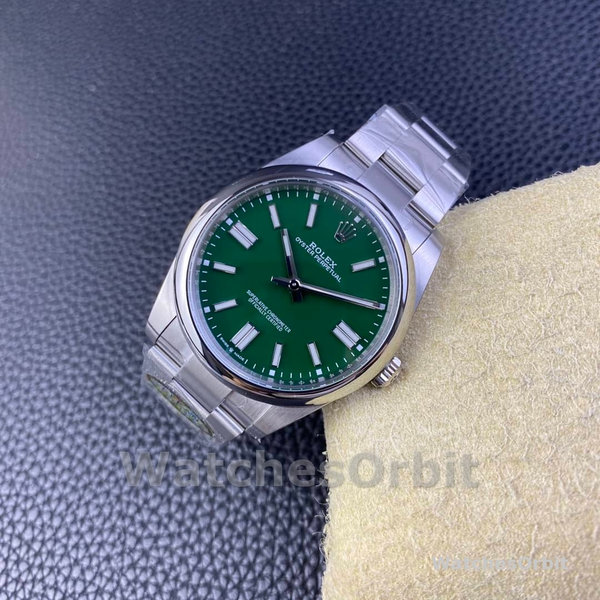 Rolex Oyster Perpetual 41 Green Dial 124300 0005 Men's Watch