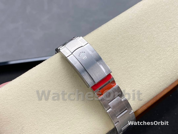 Rolex Oyster Perpetual Coral Red Dial Oyster Bracelet 126000 0007
