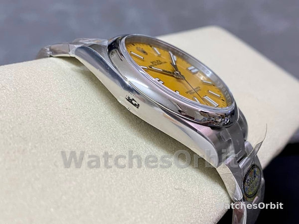 Rolex Oyster Perpetual Yellow Dial Oystersteel 124300 0004
