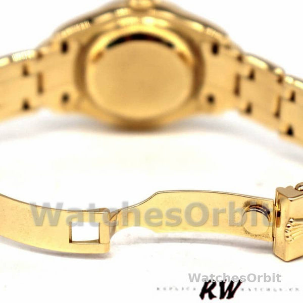 Rolex Pearlmaster 80298 Yellow Gold MOP Dial 29MM Lady Replica Watch