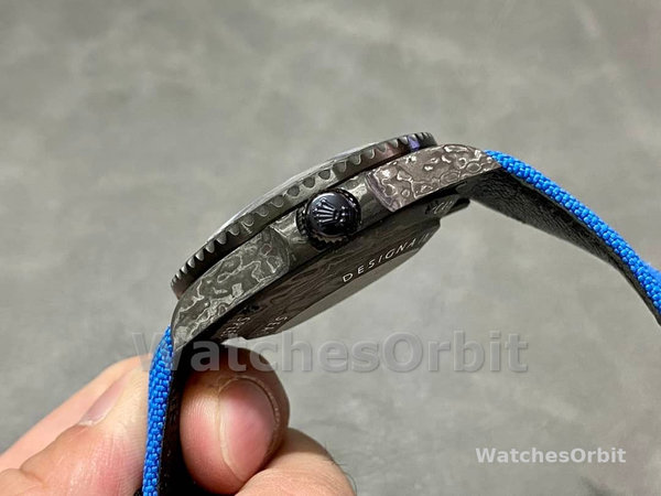 Rolex Sea Dweller Customized DiW Carbon Fiber Ocean Blue Dial