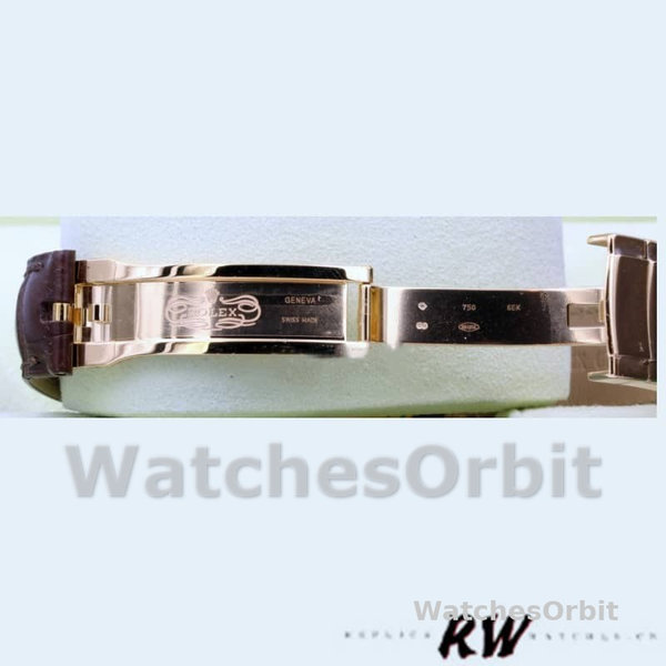 Rolex Sky-Dweller 326138 Black Dial Yellow Gold 42MM Mens Replica Watch