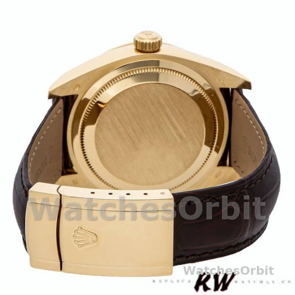 Rolex Sky-Dweller 326138 Champagne Dial Yellow Gold 42MM Mens Replica Watch