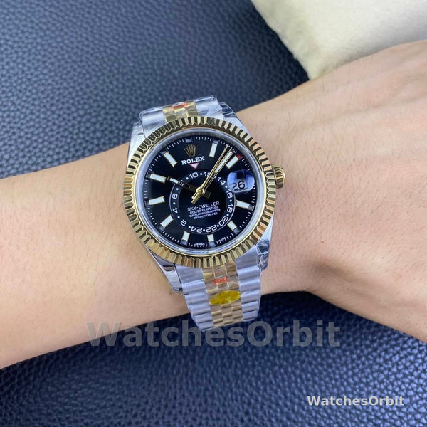 Rolex Sky Dweller 42 Oystersteel and Yellow Gold M336933 0004 Men's Watch