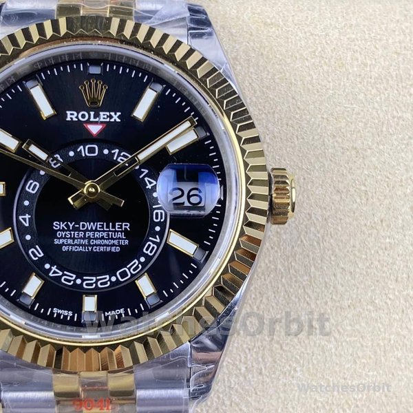 Rolex Sky Dweller 42 Oystersteel and Yellow Gold M336933 0004 Men's Watch