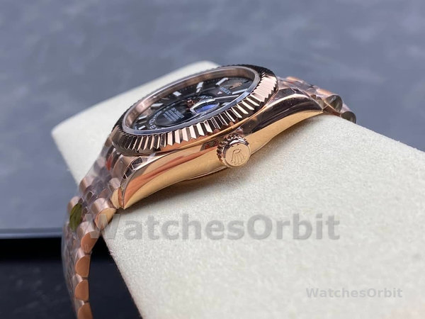Rolex Sky Dweller 42mm Everose Gold and Slate Grey Dial M336935-0008