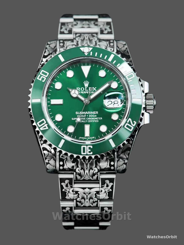 Huckleberry Custom Rolex Submariner Green