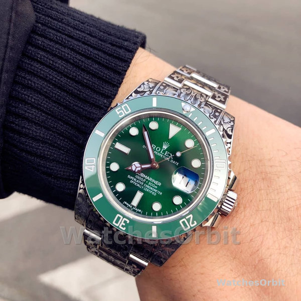 Huckleberry Custom Rolex Submariner Green