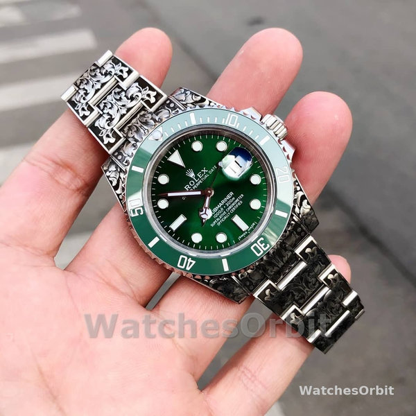 Huckleberry Custom Rolex Submariner Green