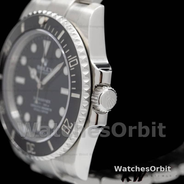 Rolex Submariner 114060 Stainless Steel Black Dial 40mm Mens Replica Watch