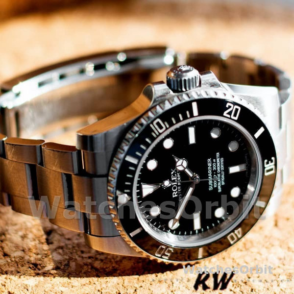 Rolex Submariner 114060 Stainless Steel Black Dial 40mm Mens Replica Watch
