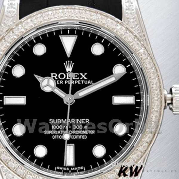 Rolex Submariner 116610 Black Dial Rubber strap 40mm Mens Replica Watch