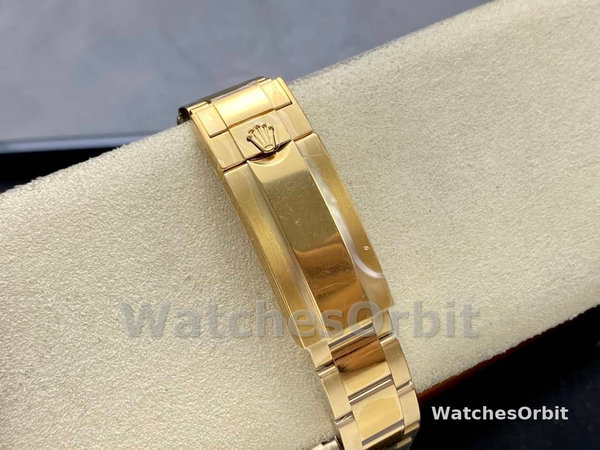 Rolex Submariner 116618 Yellow Gold Blue Dial 40mm Mens Replica Watch