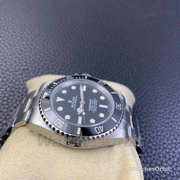 Rolex Submariner 124060 Oyster Stainless Steel Black Dial 41mm Mens Replica Watch