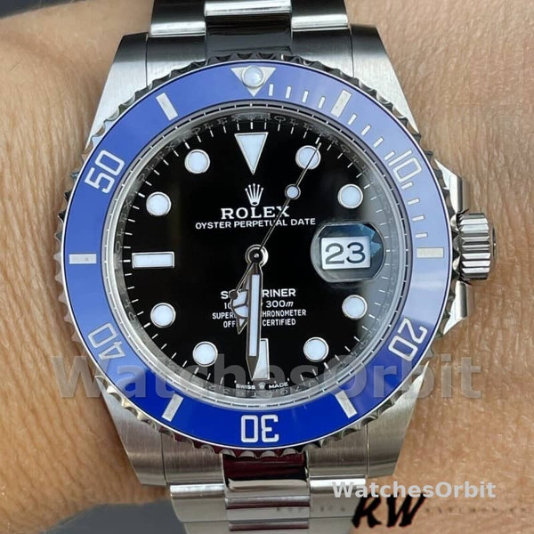Rolex Submariner 126610 Blue Bezel Black Dial 41mm Mens Replica Watch