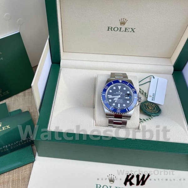 Rolex Submariner 126610 Blue Bezel Black Dial 41mm Mens Replica Watch