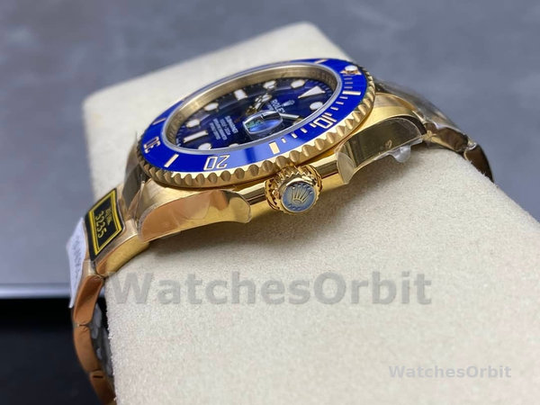 Rolex Submariner 126618LB Yellow Gold Blue Dial 41mm Mens Replica Watch