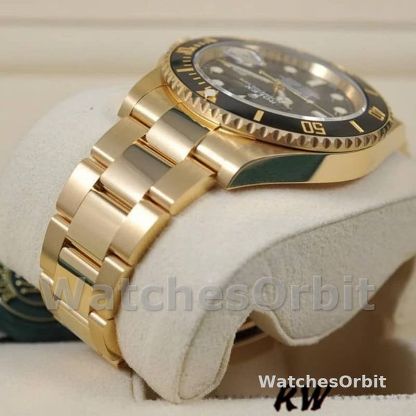 Rolex Submariner 126618LN Yellow Gold Black Dial 41mm Mens Replica Watch