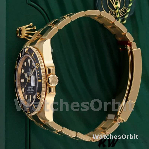 Rolex Submariner 126618LN Yellow Gold Black Dial 41mm Mens Replica Watch