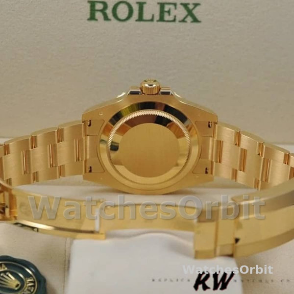 Rolex Submariner 126618LN Yellow Gold Black Dial 41mm Mens Replica Watch