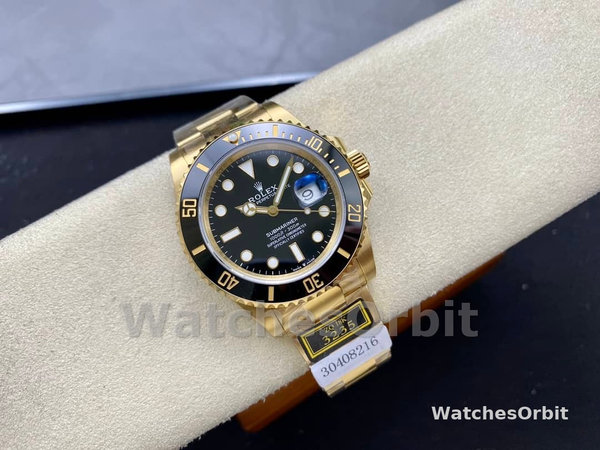 Rolex Submariner 126618LN Yellow Gold Black Dial 41mm Mens Replica Watch