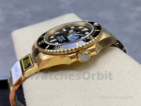 Rolex Submariner 126618LN Yellow Gold Black Dial 41mm Mens Replica Watch